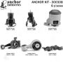 ANCHOR MOUNTS 300308 ENGINE MNT KIT