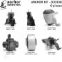 ANCHOR MOUNTS 300308 ENGINE MNT KIT