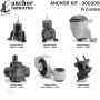 ANCHOR MOUNTS 300309 ENGINE MNT KIT