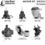 ANCHOR MOUNTS 300310 ENGINE MNT KIT