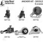 ANCHOR MOUNTS 300312 ENGINE MNT KIT