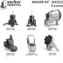 ANCHOR MOUNTS 300312 ENGINE MNT KIT