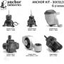 ANCHOR MOUNTS 300313 ENGINE MNT KIT