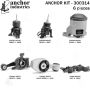 ANCHOR MOUNTS 300314 ENGINE MNT KIT
