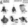 ANCHOR MOUNTS 300314 ENGINE MNT KIT
