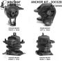 ANCHOR MOUNTS 300328 ENGINE MNT KIT
