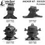 ANCHOR MOUNTS 300329 ENGINE MNT KIT