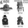 ANCHOR MOUNTS 300374 ENGINE MNT KIT