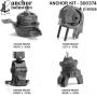 ANCHOR MOUNTS 300374 ENGINE MNT KIT