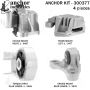 ANCHOR MOUNTS 300377 ENGINE MNT KIT