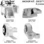 ANCHOR MOUNTS 300377 ENGINE MNT KIT