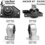 ANCHOR MOUNTS 300385 ENGINE MNT KIT