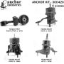 ANCHOR MOUNTS 300420 ENGINE MNT KIT