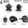 ANCHOR MOUNTS 300478 ENGINE MNT KIT