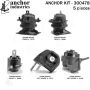 ANCHOR MOUNTS 300478 ENGINE MNT KIT