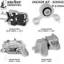ANCHOR MOUNTS 300642 ENGINE MNT KIT