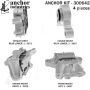 ANCHOR MOUNTS 300642 ENGINE MNT KIT