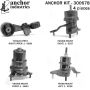 ANCHOR MOUNTS 300678 ENGINE MNT KIT