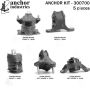 ANCHOR MOUNTS 300700 ENGINE MNT KIT