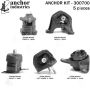 ANCHOR MOUNTS 300700 ENGINE MNT KIT