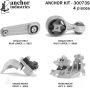 ANCHOR MOUNTS 300739 ENGINE MNT KIT