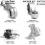 ANCHOR MOUNTS 300739 ENGINE MNT KIT