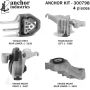 ANCHOR MOUNTS 300798 ENGINE MNT KIT