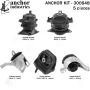 ANCHOR MOUNTS 300848 ENGINE MNT KIT