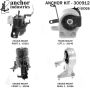 ANCHOR MOUNTS 300912 ENGINE MNT KIT