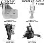 ANCHOR MOUNTS 300915 ENGINE MNT KIT