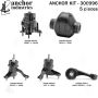 ANCHOR MOUNTS 300996 ENGINE MNT KIT