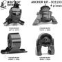 ANCHOR MOUNTS 301103 ENGINE MNT KIT