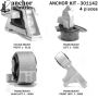 ANCHOR MOUNTS 301142 ENGINE MNT KIT