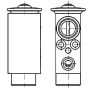 BEHR AVE 78 000P A/C Expansion Valve