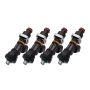 BLOX Racing BXEF-04914.11-1000-4 Eco-Fi Street Injectors 1000cc/min w/1in Adapter For Honda B/D/H Series - Set of 4
