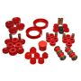Energy Suspension 90-93 Honda Accord/Odyssey Red Hyper-Flex Master Bushing Set