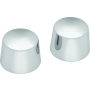 Kuryakyn 1214 Front Axle Nut Caps Chrome