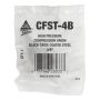 AGS CFST-4B Black Oxide Coated Steel, High Pressure, Compression Union, 3/8, Bag