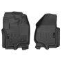 Husky Liners 12-15 Ford Super Duty Crew & Extended Cab WeatherBeater Front Row Black Floor Liners