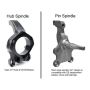 Ridetech 11162798 Front Subframe with hub spindles for 1967-1969 GM F-Body and 1968-1974 X-Body.