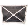 DOMINATOR RACE PRODUCTS DOM550-WH Shaker Screen Radiator DLM White