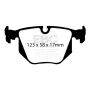 EBC 01-07 BMW M3 3.2 (E46) Redstuff Rear Brake Pads