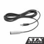 Rugged Radios CS-STX-2 STX STEREO Straight Cable to Intercom (Select Length) 2 Feet