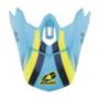 EVS H16T3W-VSBUHVY T3 Works Visor - Blue/Hivis/Yel