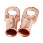 Forney 60096 Copper Cable Lugs, Number 1/0 Cable with 3/8-Inch Stud Size, 2-Pack