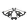 BMR 78-87 GM G-Body Non-Adjustable Upper A-Arms Delrin 0.5in Tall Ball Joint - Black Hammertone