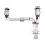 BBK 09-23 Dodge Ram 1500 Hemi 5.7L High Flow Mid Pipe w/ Catalytic Converters For 1950 Series LT