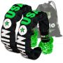 Rhino USA SFTSHACK38-GRN-2 Synthetic Soft Shackle (2Pk 3/8InX22In) (Green)