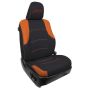 PRP Seats B066-05 PRP 11-24 Toyota 4Runner Front Seat Covers (Pair) - Black/Orange