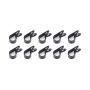 QUICKCAR RACING PRODUCTS QRP66-812 Adel Line Clamps Nylon 3/8in 10pk